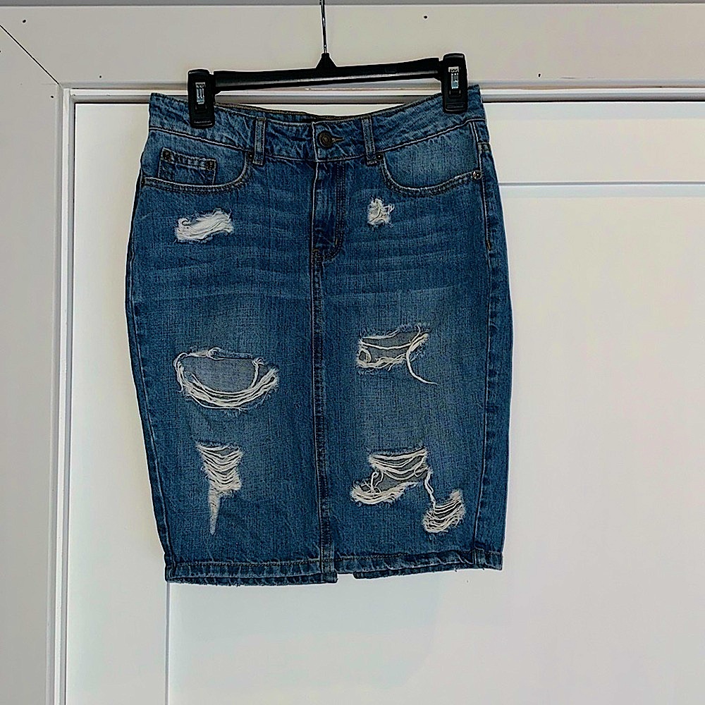 THE KOOPLES Denim Skirt—-only worn a couple times!